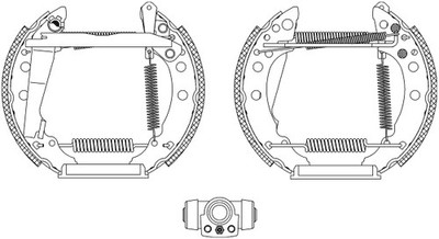 TEXTAR 84018202 Bremsbackensatz für AUDI,SEAT,VW