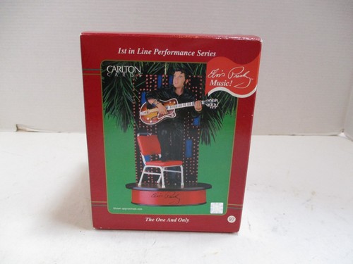 Carlton Cards Elvis Presley Christmas Ornament Musical 2001 Heirloom Collection - Picture 8 of 13