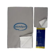 3 Piece Fine Jewelry Polishing Cloths Sterling Silver, Gold, Platinum Double ...