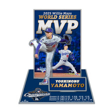 2025 World Series Champions MVP stand Yoshinobu Yamamoto Los Angeles Dodgers