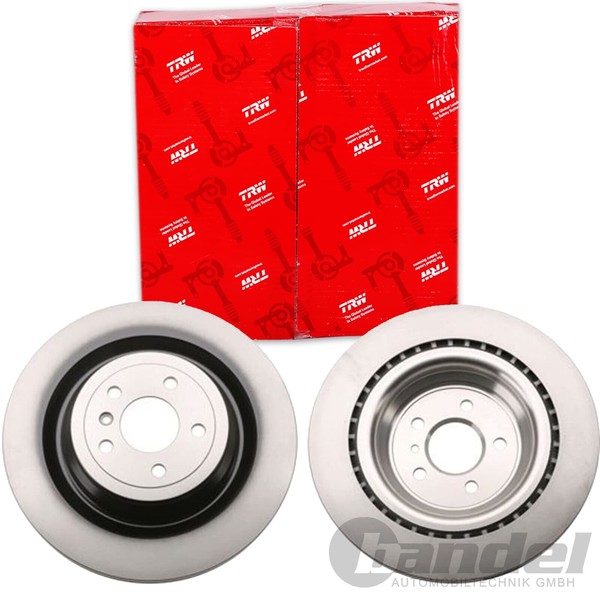 2X TRW Bremsscheiben 345Mm BelÜFtet Hinten Passend FÜR MERCEDES-BENZ GL-KLASSE-image