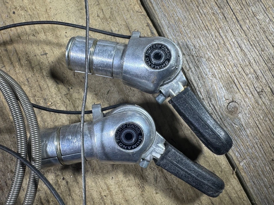 Vintage Shimano Fingertip Control System Bar End Barcon Shifters USED - Image 3 of 4