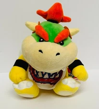 Universal Studios Super Nintendo World Bowser Jr. Teeth Bib 7" Stuffed Plush Toy