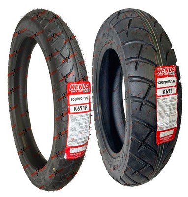 Kenda K671 100/90-19 130/90-16 Front Rear Tire Set Motorcycle Tires
