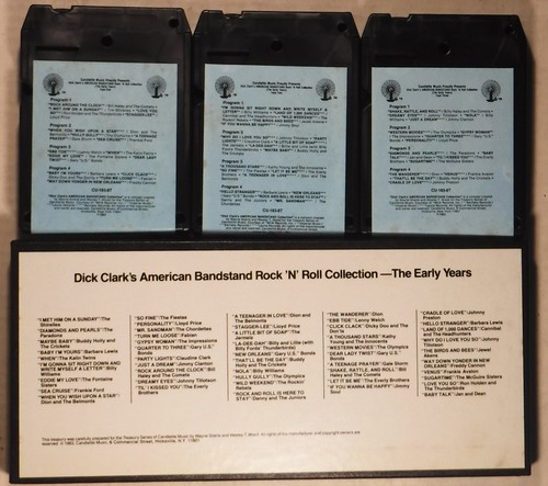 NEU 8-SPUR TONBAND BOX SET / AMERICAN BANDSTAND R&R COLLECTION / CANDLELITE MUSIC - Bild 5 von 5