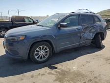 LEFT BLUE FRONT DOOR ASSEMBLY OEM 19-23 JEEP CHEROKEE