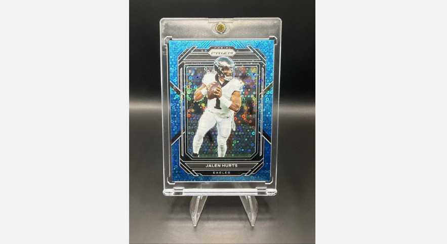 2022 Panini Prizm- Jalen Hurts Blue Disco /79 #234 Philadelphia Eagles