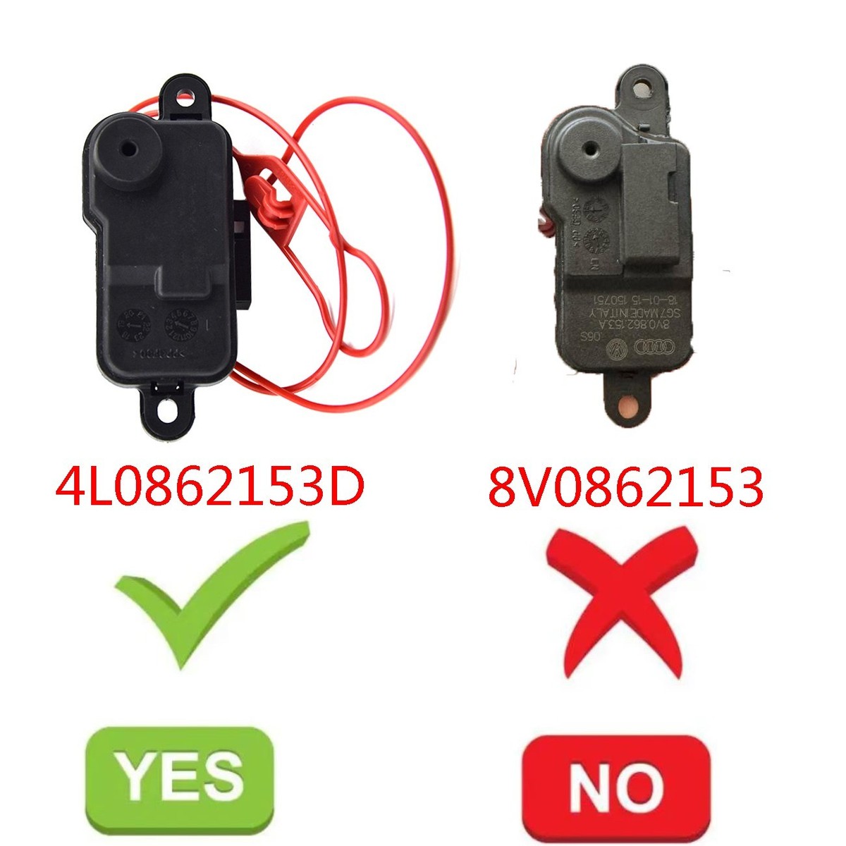 FUEL FLAP DOOR CAP RELEASE LOCK ACTUATOR 4L0862153D FOR AUDI Q7 Q3