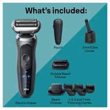 Braun Waterproof Wet & Dry Electric Shaver for Men, Series 7 7185cc
