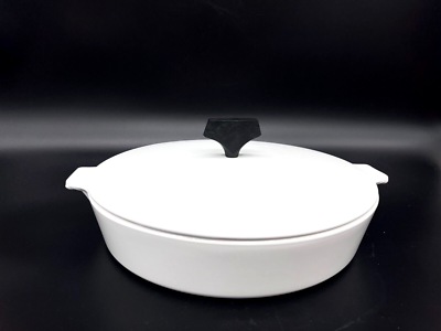 White Original Corning Ware Buffet Server 10 Inch Skillet B-10