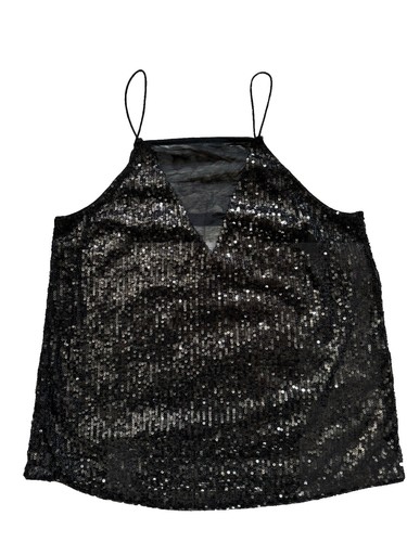 H&M Black Sequin Tank Dress Size Medium Sparkly Mini Flowy Women's NWT | eBay H&M Black Sequin Tank Dress Size Medium Sparkly Mini Flowy Women's NWT | eBay