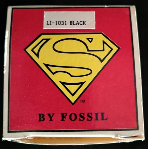 Superman Clark Kent Collector's Wrist Watch 1993 DC Comics Fossil- VINTAGE! - Picture 3 of 12