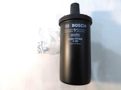 VW bug ignition kit CHROME Bosch coil 009 style distributor 8 mm silicone wires - Picture 5 of 7