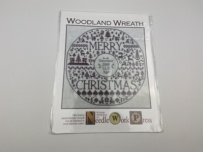 Needlework Press Woodland Wreath Sampler Counted Cross Stitch Pattern