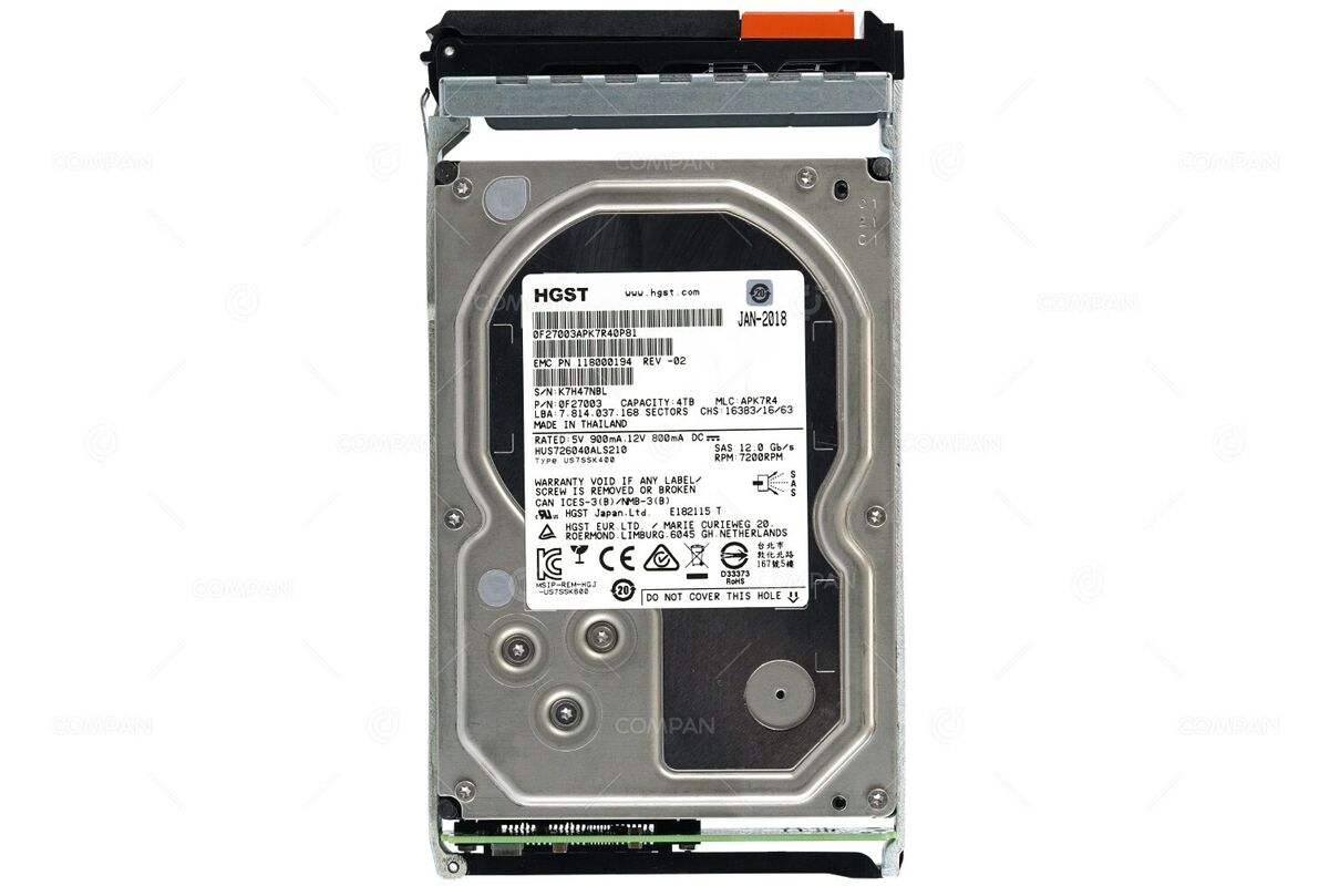005051838 EMC HDD 4TB 7.2K SAS 6G 3.5 005051838 EMC HDD 4TB 7.2K SAS 6G 3.5