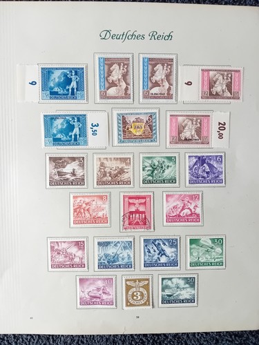 Germany early selection MNH & MH odd CTO on 6 pages SET 5 hinged - Picture 2 of 7