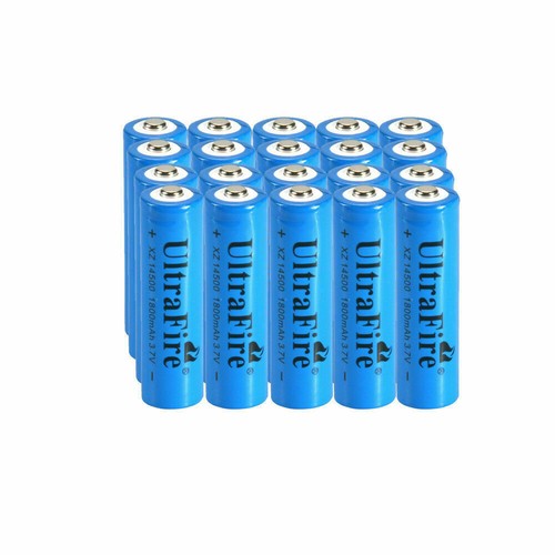 UltraFire 14500 Battery 1800mAh 3.7V Rechargeable Batteries Cell Charger Lot - Picture 10 of 32