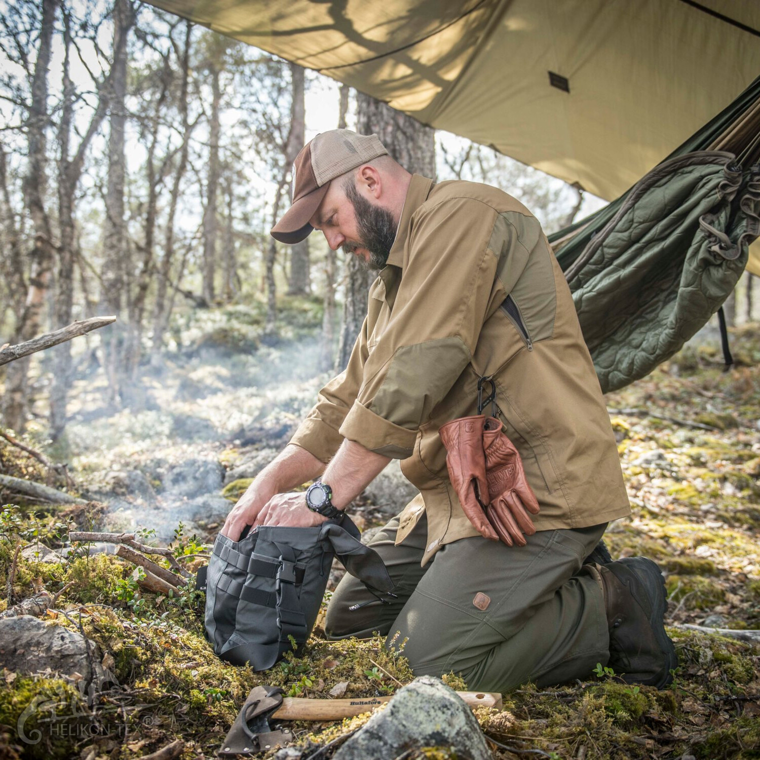 HELIKON TEX Haversack Messenger Bushcraft Shoulder Bag Pack Tactical