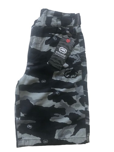 Ecko Unltd Boys' Board Shorts with Graphic Logo - Camo Green, Size 10 - Picture 3 of 13