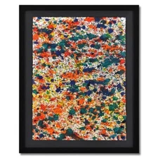 Wyland Wyland Pollock Coral Reef Hand signed original watercolor painting framed