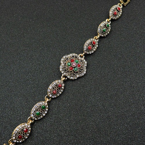 BETSEY JOHNSON ,PULSERA DE ALEACCIÓN DORADO OSCURO CON BRILLO UNICO - Bild 3 von 4