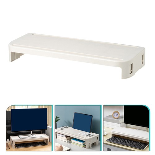 Computer Heightened Shelf Office Storage Rack Monitor Lifting Racks