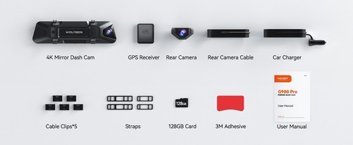 WOLFBOX G900 PRO Mirror Dash Cam STARVIS 2 IMX678 WIFI Rear View Mirror Camera - Picture 10 of 10
