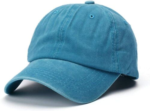 Baseballmütze Baumwolle gewaschen Papa Herren Damen Twill niedriges Profil einfach verstellbar - Bild 2 von 35