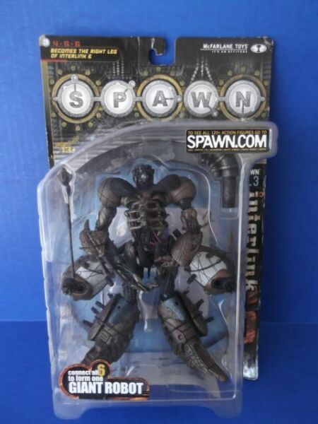 McFarlane Toys Spawn Series 18 Interlink 6 Right Leg RL3 Of Giant Robot Action Figure for sale
