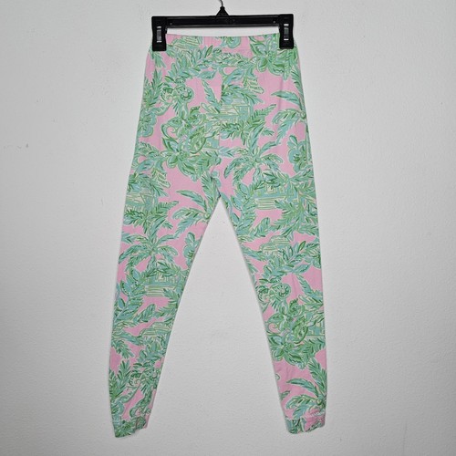 Preloved Lilly Pulitzer Girl's Green/Pink Floral 2 Piece Set-Pajamas/Pants Sz 10 - 第 9/11 張圖片