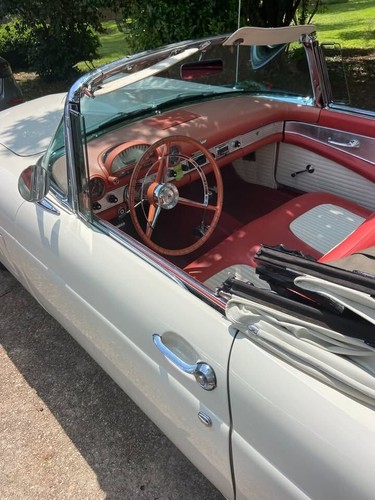 1956 Ford Thunderbird Dual Tops Included Updated Carburetor 2024 Upgraded Radio - Picture 7 of 13