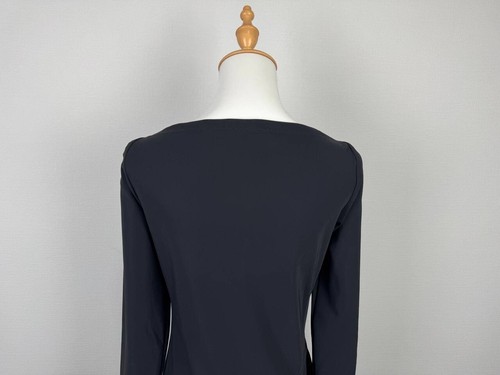 Sarah Pacini Blue Square Neck Side Full Zip Stretch A-Line Evening Dress Size 1 - Picture 13 of 18
