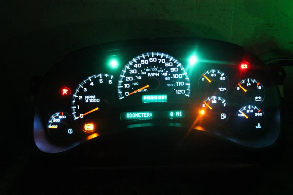 03-05 Instrument Cluster Gauges Trans Temperature Speedo Speedometer LED - Image 2 of 4