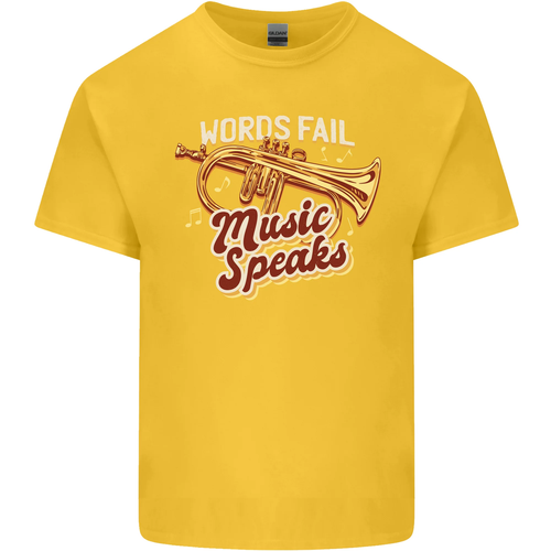 Fliscorno Música Hablando Donde Palabras Fail Niños Camiseta de Niño Niña - Imagen 10 de 72