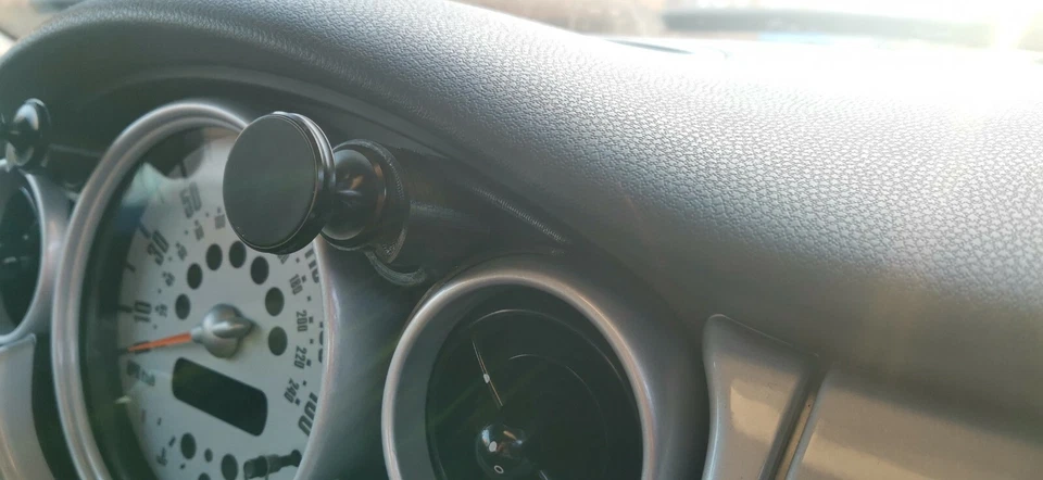 Mini R50 R52 R53 Dash Mount Magnetic Phone Holder Rotatable NEW IMPROVED MAGNET! - Image 3 of 4
