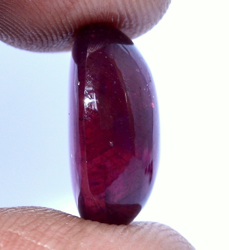15.35 Cts Natural Ruby Oval Cabochon 16x12 mm Calibrated Loose Gemstone GF - Picture 2 of 4