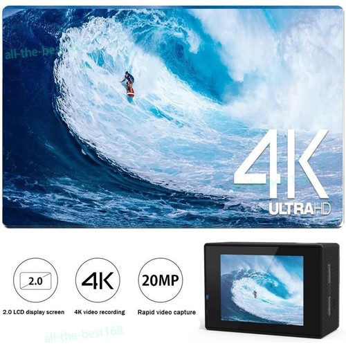 4K Action Sports Camera Video Underwater Waterproof Wifi With Remote For Driving - Picture 8 of 17
