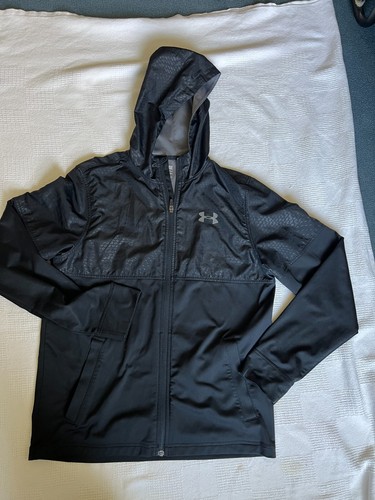 Under Armour All Season Full Zip Snake Skin Jacket Black Men’s Small