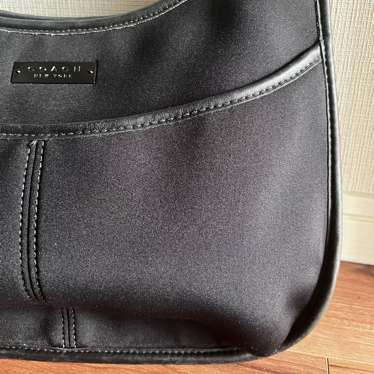 Buy Coach Vintage 6203 Ergo Black Neoprene Leather Trim