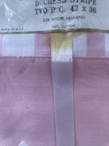 Federe Grand-Way Standard Rosa Riga Olandese Vintage Cotone Mussola - Foto 4 di 5