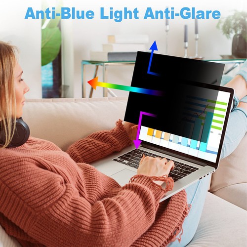 Laptop Privacy Screen Filter Computer Monitor Privacy Shield Removable 13-18inch - Picture 6 of 17