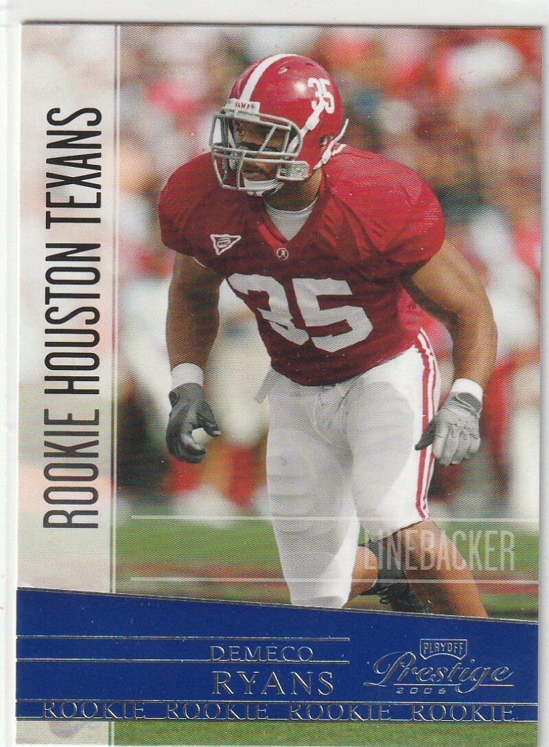 2006 Playoff Prestige #181 DeMeco Ryans RC Houston Texans Alabama