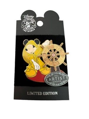 Disney Cruise line Pin Rescue Captain Mickey Artist Choice Helmsmen LE 750 DCL