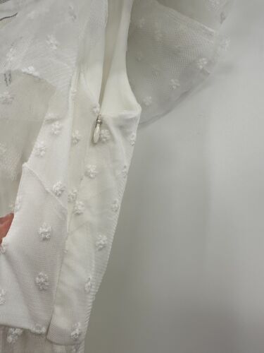 Tuckernuck White Tulle Giselle Dress Gown sz M NWT Maxi Cocktail Party Bridal - Picture 3 of 8