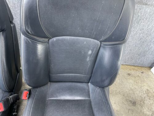 BMW F10 Exclusive Black Nappa Leather M-Sport Heated Seats Panels Set OEM 95K - Picture 4 of 24