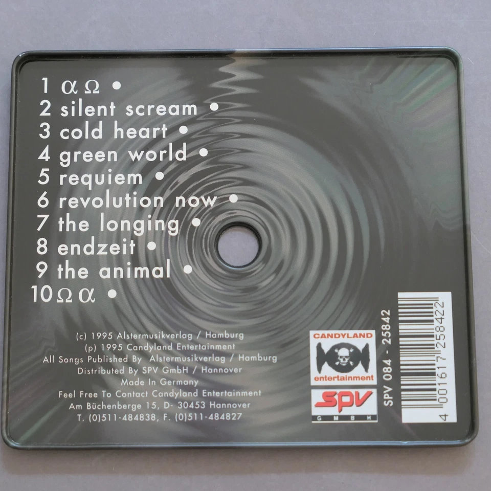 Project Pitchfork – α Ω Metallbox Metal Can CD Candyland SPV 084-25842 topp EX - Bild 3 von 4