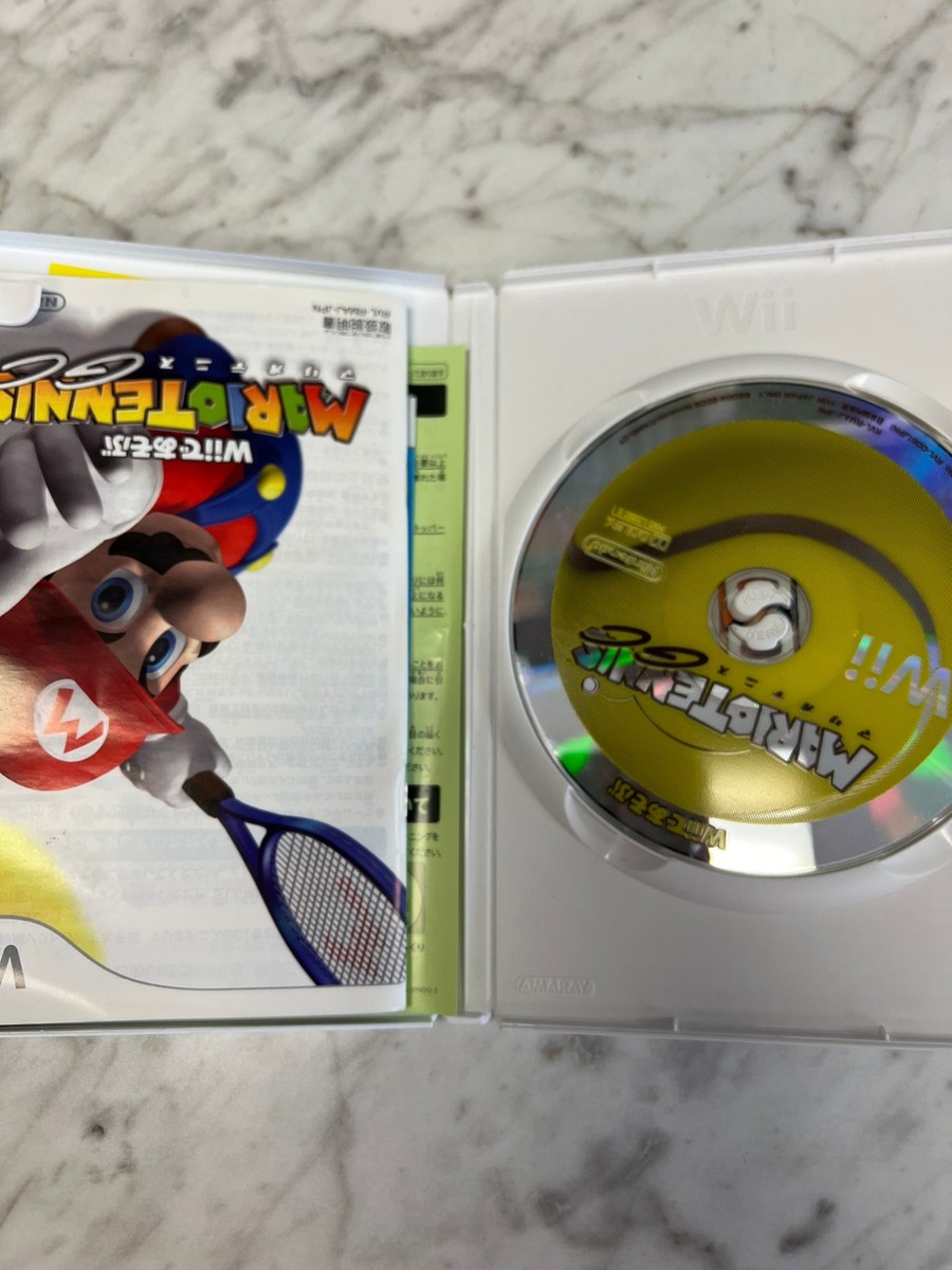 Mario Power Tennis Japan Nintendo Wii game NTSC-J Complete