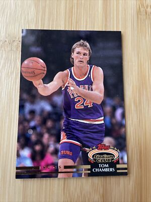 1992-93 Topps Basketball Stadium Club Tom Chambers Phoenix Suns
