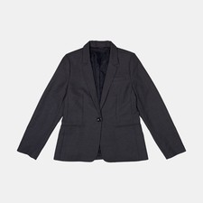 Full Circle Blazer / Size Xl / Womens / Grey / Wool