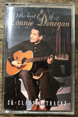 LONNIE DONEGAN THE BEST OF ALBUM AUDIO CASSETTE TAPE 26 TRACKS 1994 RELEASE KAZ